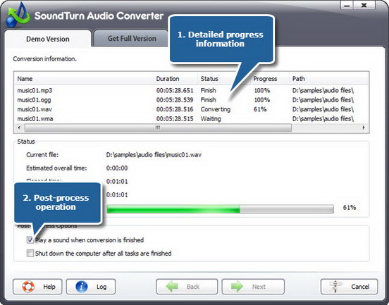 Start conversion Start conversion