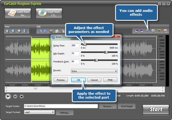 Edit selection Edit selection